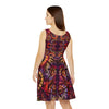 Psychedelic Tie-Dye All Over Print Skater Dress | JamminOn