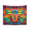 Rainbow Dragonfly Tie-Dye Wall Tapestry | JamminOn