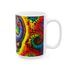 Stealie Skull Bear Heart Tie-Dye Ceramic Mug | JamminOn
