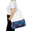 Cosmic Bear Mandala Psychedelic Tie-Dye Tote Bag | JamminOn