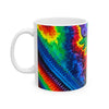 Purple Bear Chevron Tie-Dye Ceramic Mug | JamminOn