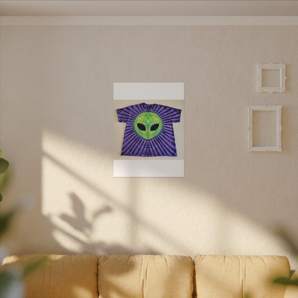 Alien Starburst Tie-Dye Wall Art Canvas Print | JamminOn