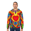 Blue Bear Heart Tie-Dye AOP Hoodie | JamminOn