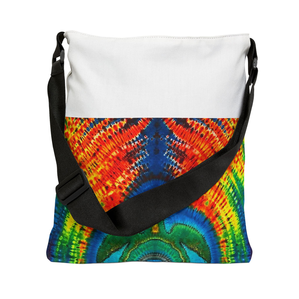 Rainbow Arch Sea Turtle Tie-Dye Tote Bag | JamminOn