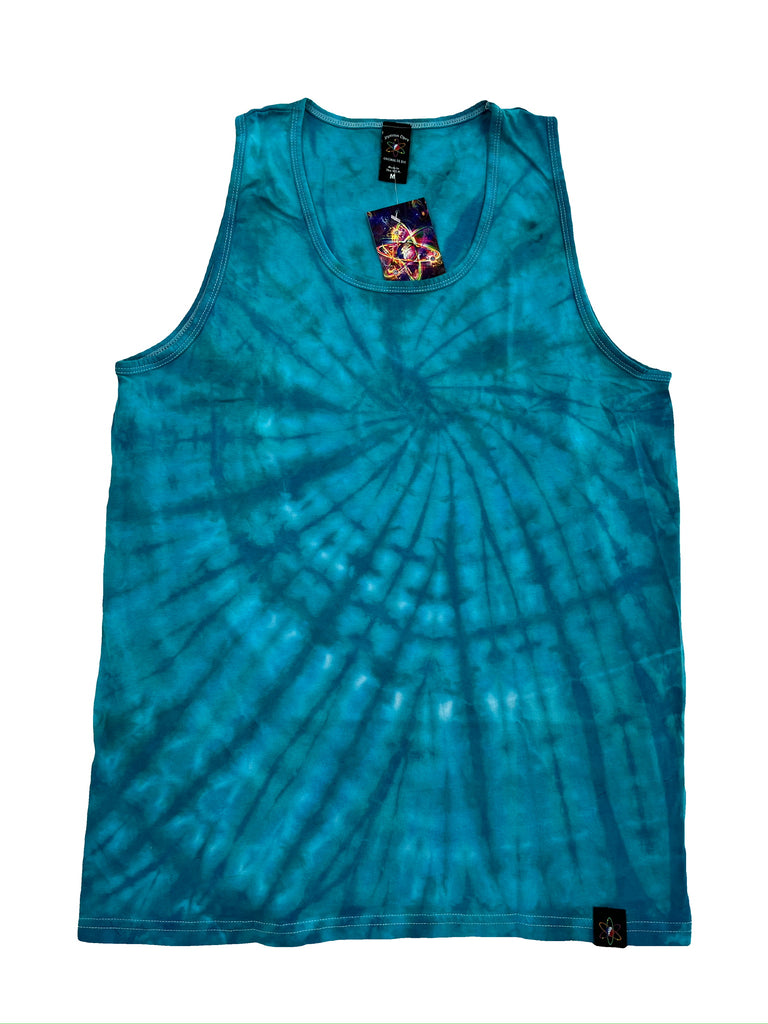 Aqua Spiral Tie - Dye