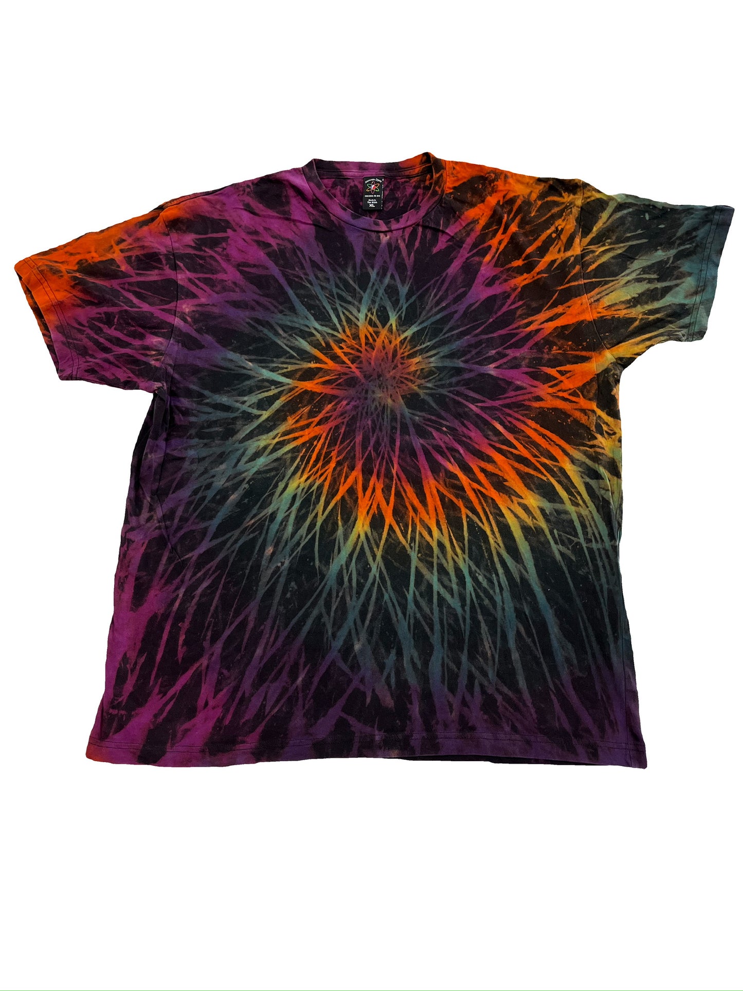 dark spiral Tie- Dye XL