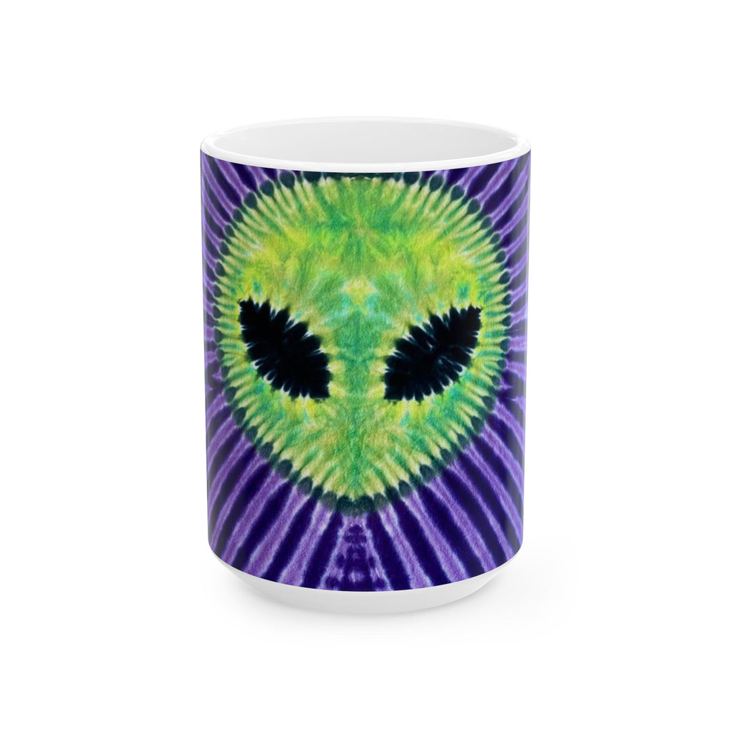 Alien Starburst Psychedelic Tie-Dye Coffee Mug | JamminOn