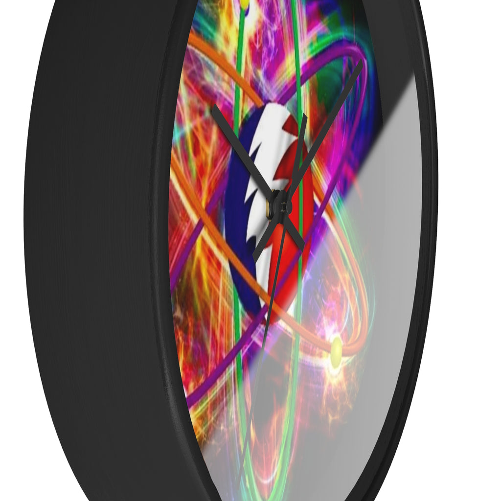 Psychedelic Tie-Dye Wall Clock | JamminOn Festival Home Decor