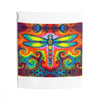 Rainbow Dragonfly Tie-Dye Wall Tapestry | JamminOn