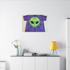 Alien Starburst Tie-Dye Wall Art Canvas Print | JamminOn
