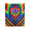 Purple Bear Chevron Tie-Dye Wall Tapestry | JamminOn