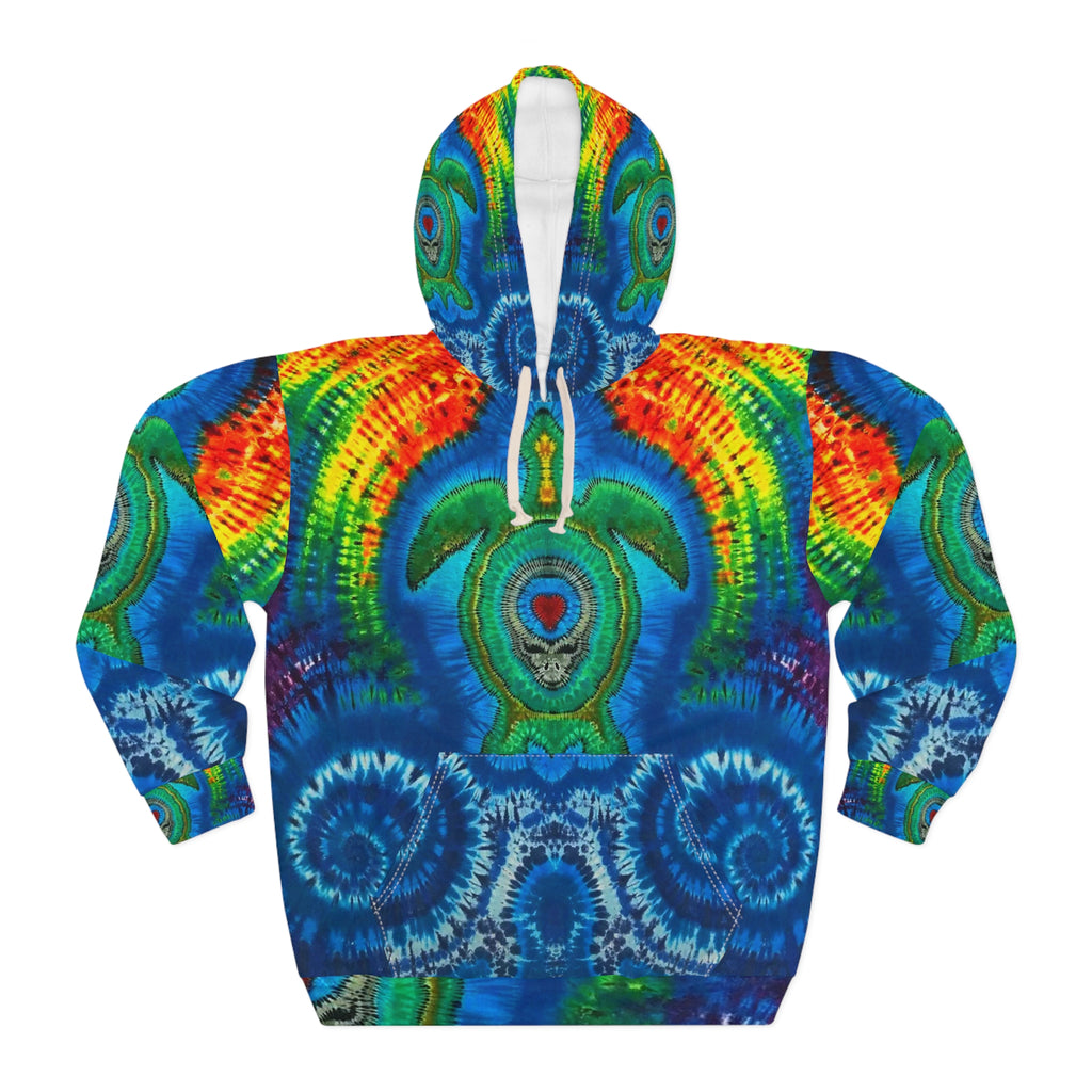 Aloha Honu Sea Turtle Tie-Dye AOP Hoodie | JamminOn