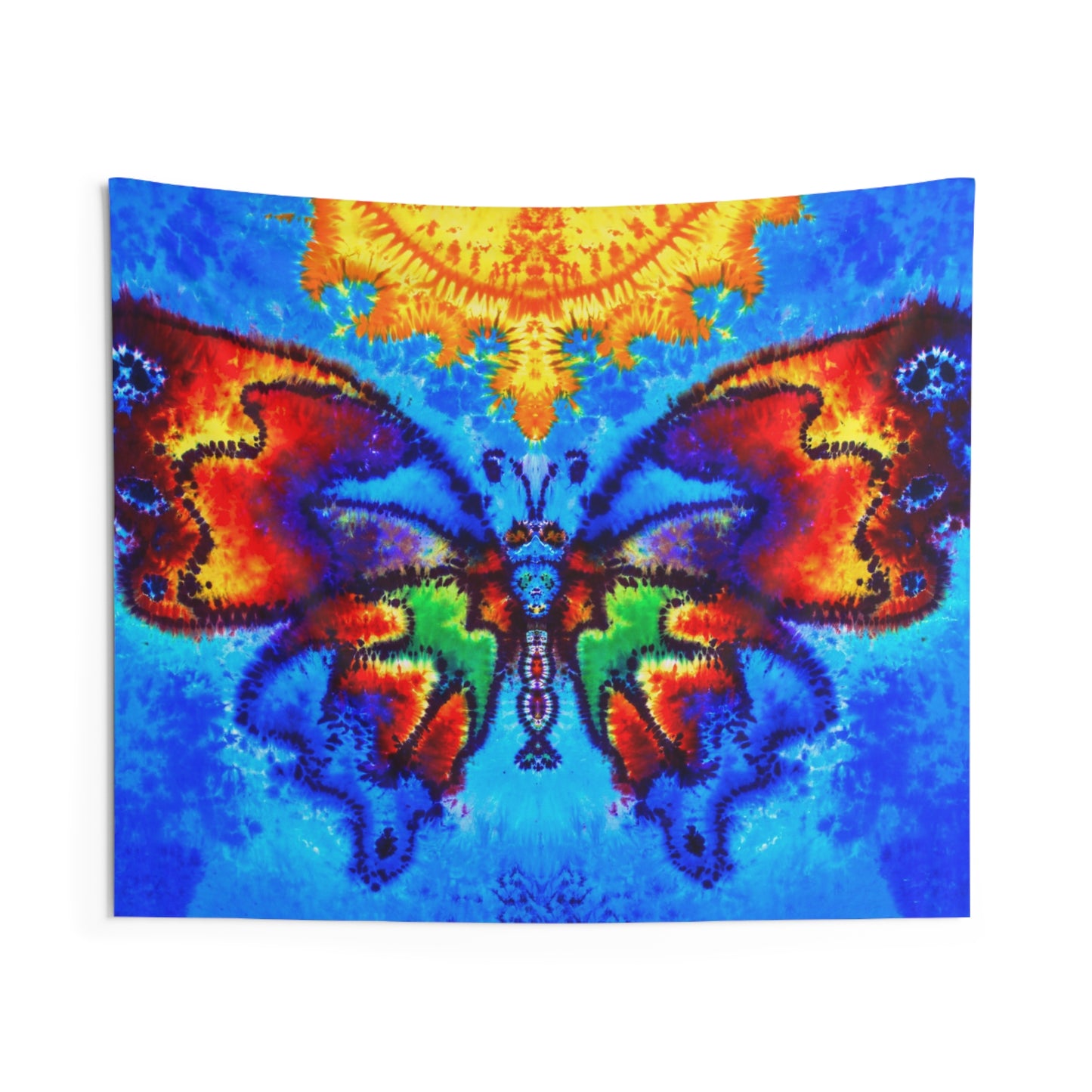 Blue Moth Tapestry