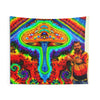 Psychedelic Mushroom Spiral Tie-Dye Wall Tapestry | JamminOn
