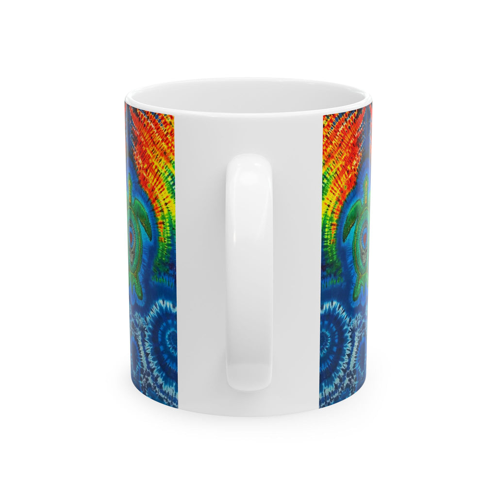 Honu the Hawaiian Sea Turtle Tie-Dye Ceramic Mug | JamminOn
