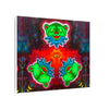 Triple Dancing Bears Tie-Dye Canvas Print | JamminOn
