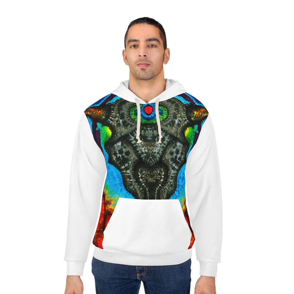 Buffalo Skull Tie-Dye AOP Hoodie | JamminOn
