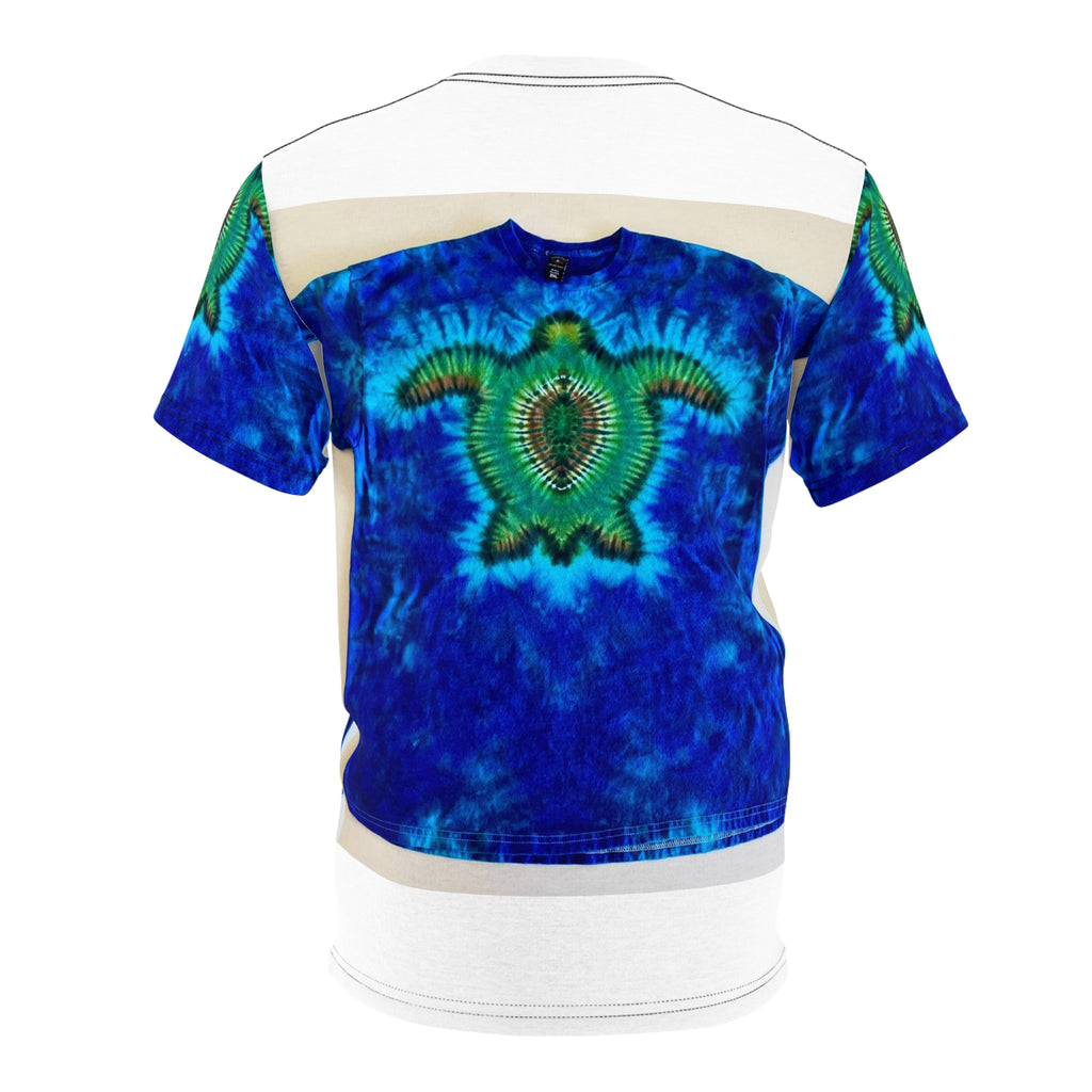 Blue Ocean Sea Turtle Tie-Dye AOP Shirt - JamminOn
