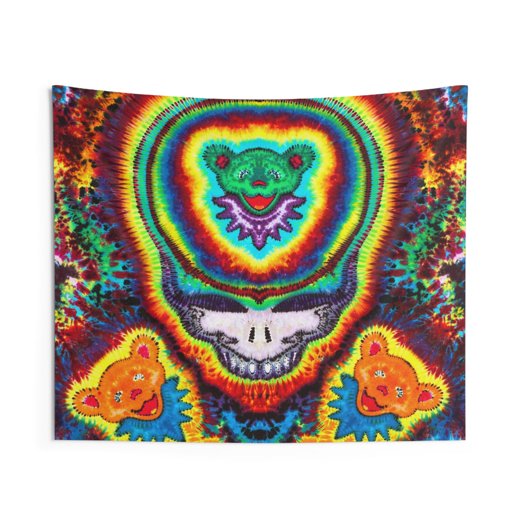 Jeremy's Bears Tie-Dye Wall Tapestry | JamminOn
