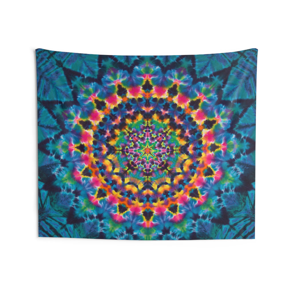 Galaxy Kaleidoscope Mandala Tie-Dye Tapestry | JamminOn