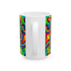 Om Symbol Rainbow Tie-Dye Ceramic Mug | JamminOn