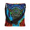 Buffalo Skull Tie-Dye Tote Bag | JamminOn