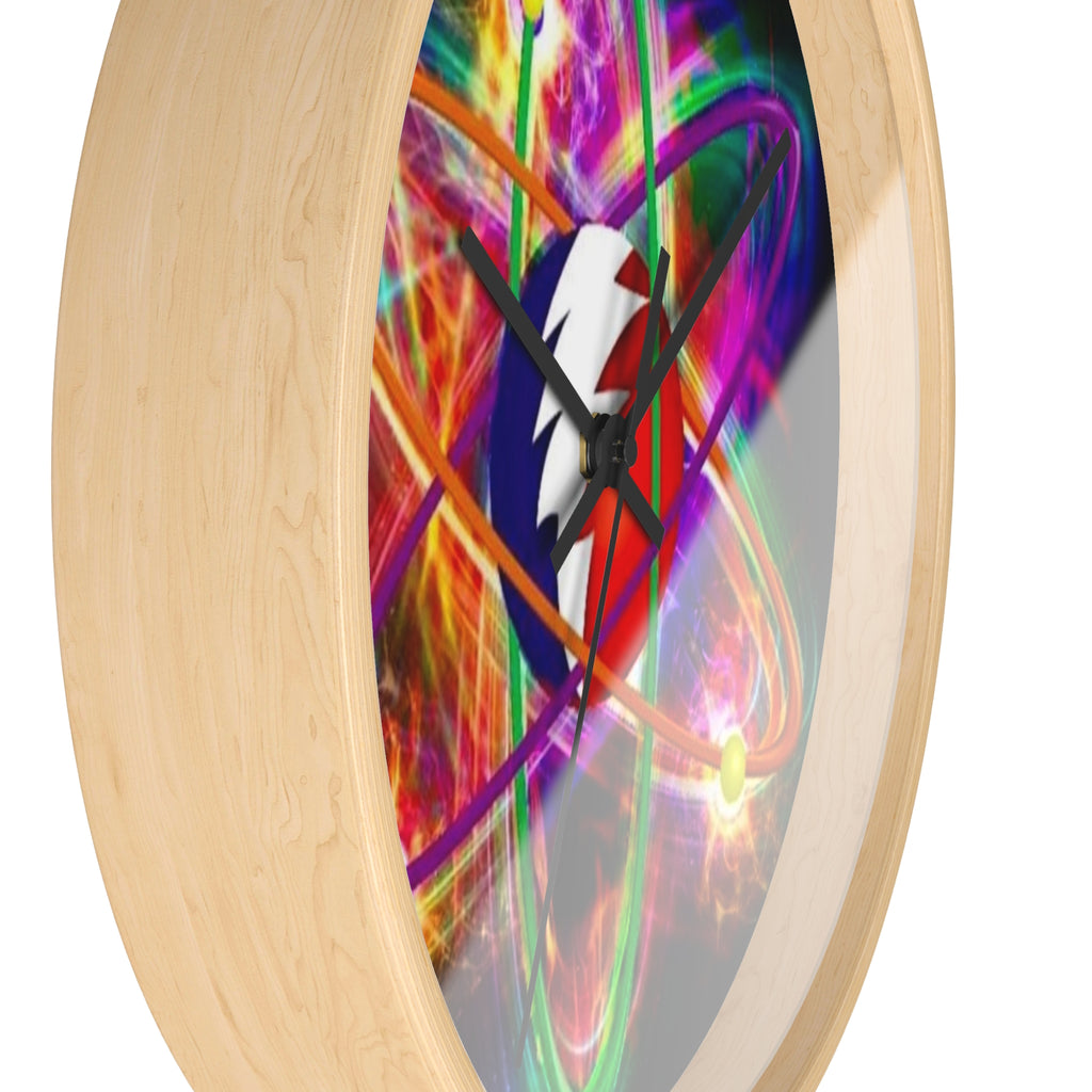 Psychedelic Tie-Dye Wall Clock | JamminOn Festival Home Decor