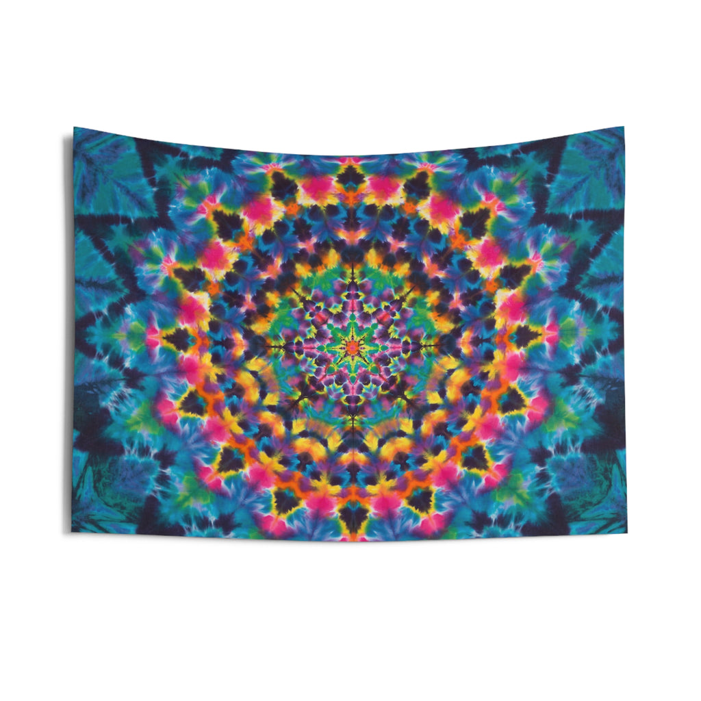 Galaxy Kaleidoscope Mandala Tie-Dye Tapestry | JamminOn