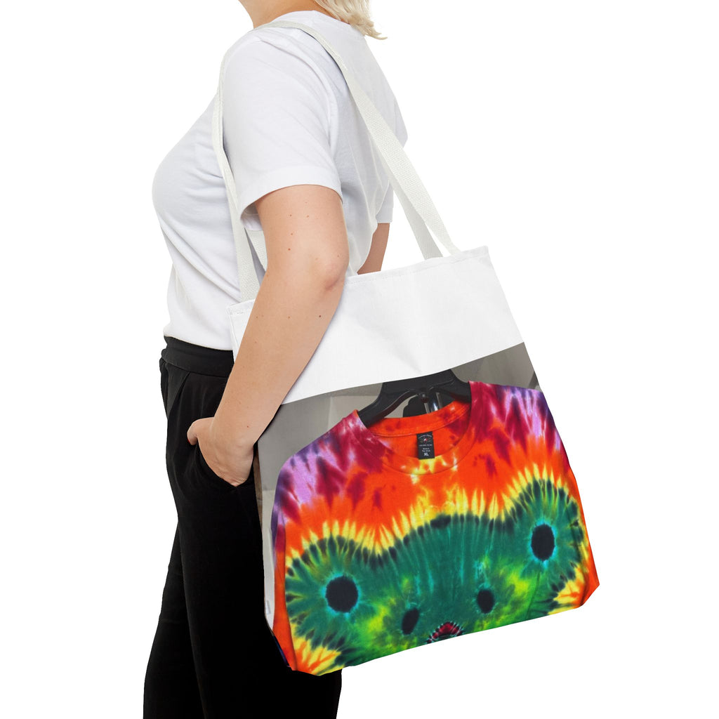 Rainbow Bear Full Spectrum Psychedelic Tie-Dye Tote Bag | JamminOn