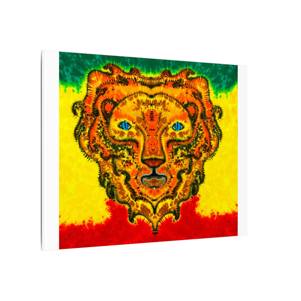 Rasta Lion Tie-Dye Canvas Print | JamminOn