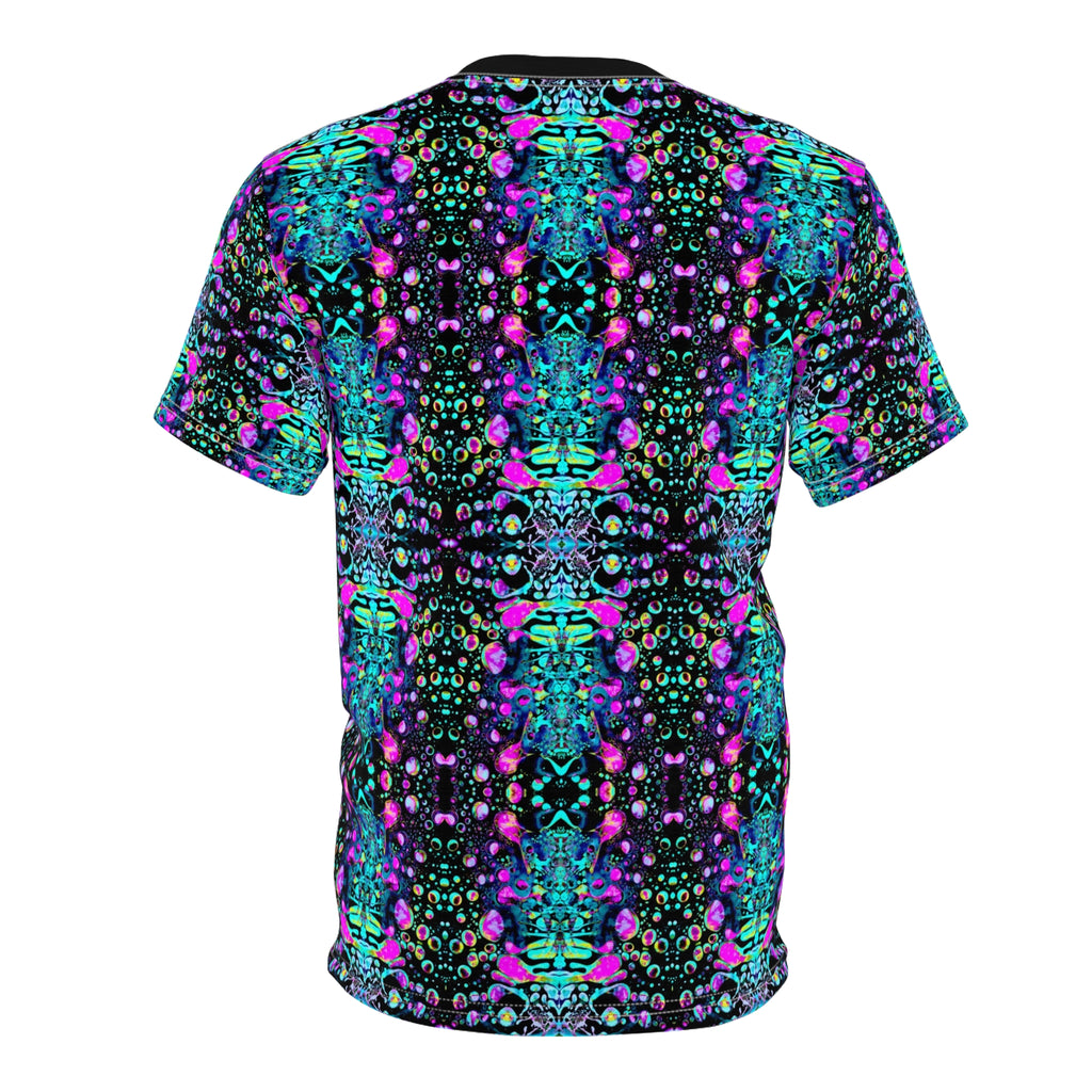 Cyan Liquid Light All Over Print Shirt JamminOn