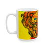 Rasta Lion Tie-Dye Ceramic Mug | JamminOn