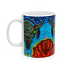 Buffalo Skull Tie-Dye Ceramic Mug | JamminOn