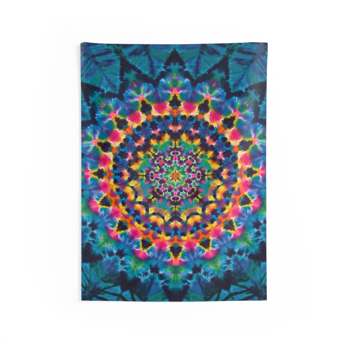 Blue Mandala  Tapestries