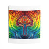 Rainbow Mushroom Tie-Dye Wall Tapestry | JamminOn