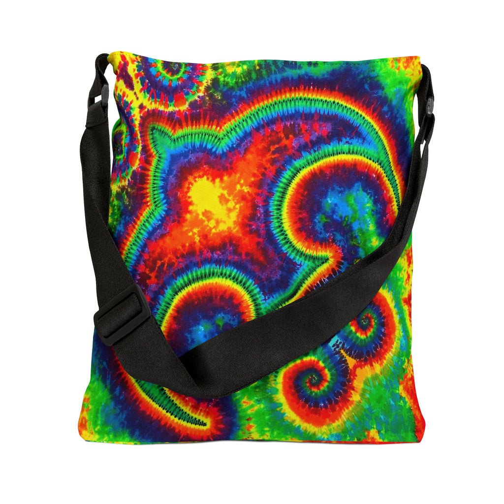 Om Symbol Rainbow Tie-Dye Tote Bag | JamminOn