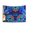 Cosmic Bear Mandala Tie-Dye Wall Tapestry | JamminOn