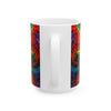 Stealie Skull Bear Heart Tie-Dye Ceramic Mug | JamminOn