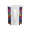 Purple Bear Chevron Tie-Dye Ceramic Mug | JamminOn