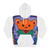Orange Bear Radial Tie-Dye AOP Hoodie | JamminOn