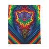 Psychedelic Tie-Dye Velveteen Plush Blanket | JamminOn