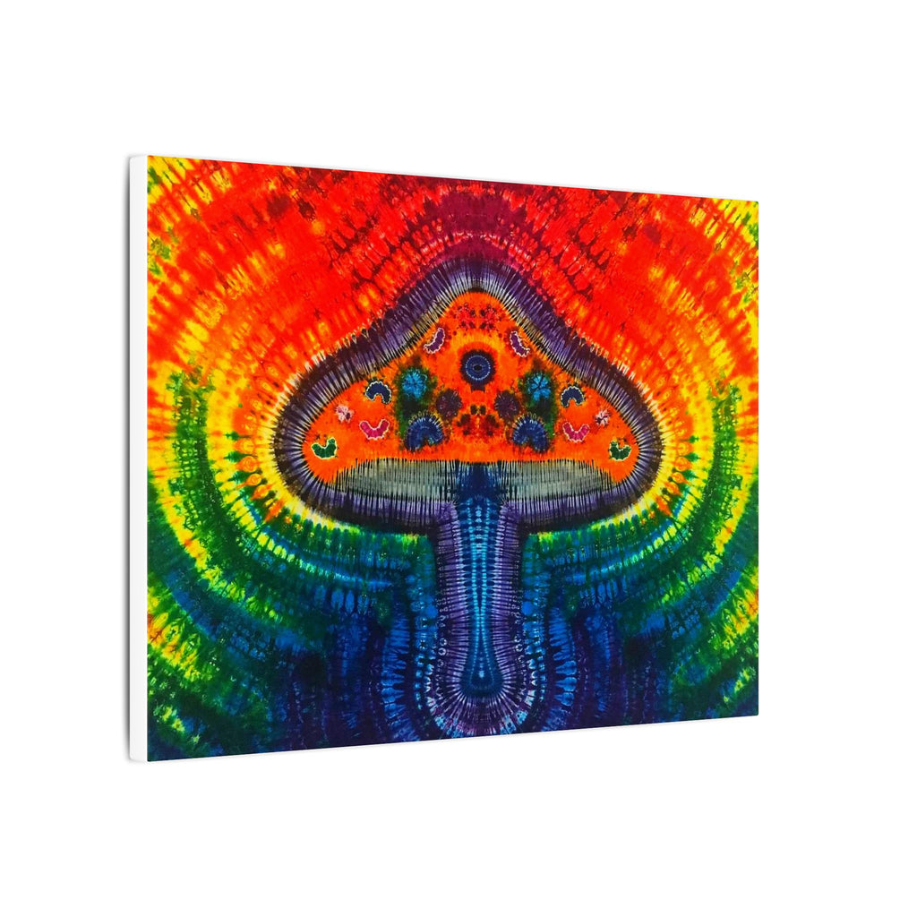Psychedelic Mushroom Mandala Tie-Dye Canvas Print | JamminOn