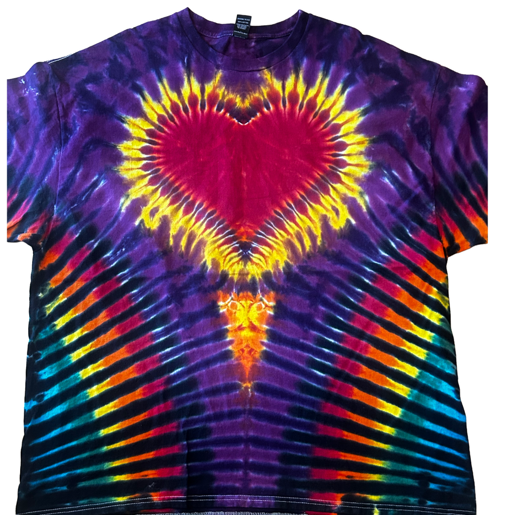 Heart Tie-Dye 3XL