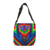 Purple Bear Chevron Tie-Dye Tote Bag | JamminOn