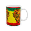 Rasta Lion Tie-Dye Ceramic Mug | JamminOn