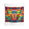 Rainbow Dragonfly Tie-Dye Wall Tapestry | JamminOn