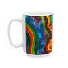 Bear and Mushroom Tie-Dye Ceramic Mug | JamminOn