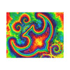 Om Symbol Rainbow Tie-Dye Canvas Print | JamminOn