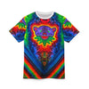 Purple Bear Chevron Tie-Dye AOP Shirt | JamminOn