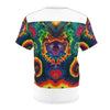 Dancing Bear Rainbow Hearts Tie-Dye AOP Shirt - JamminOn